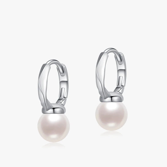 Pendientes de Aro de Perlas de Concha | Originales y Elegantes