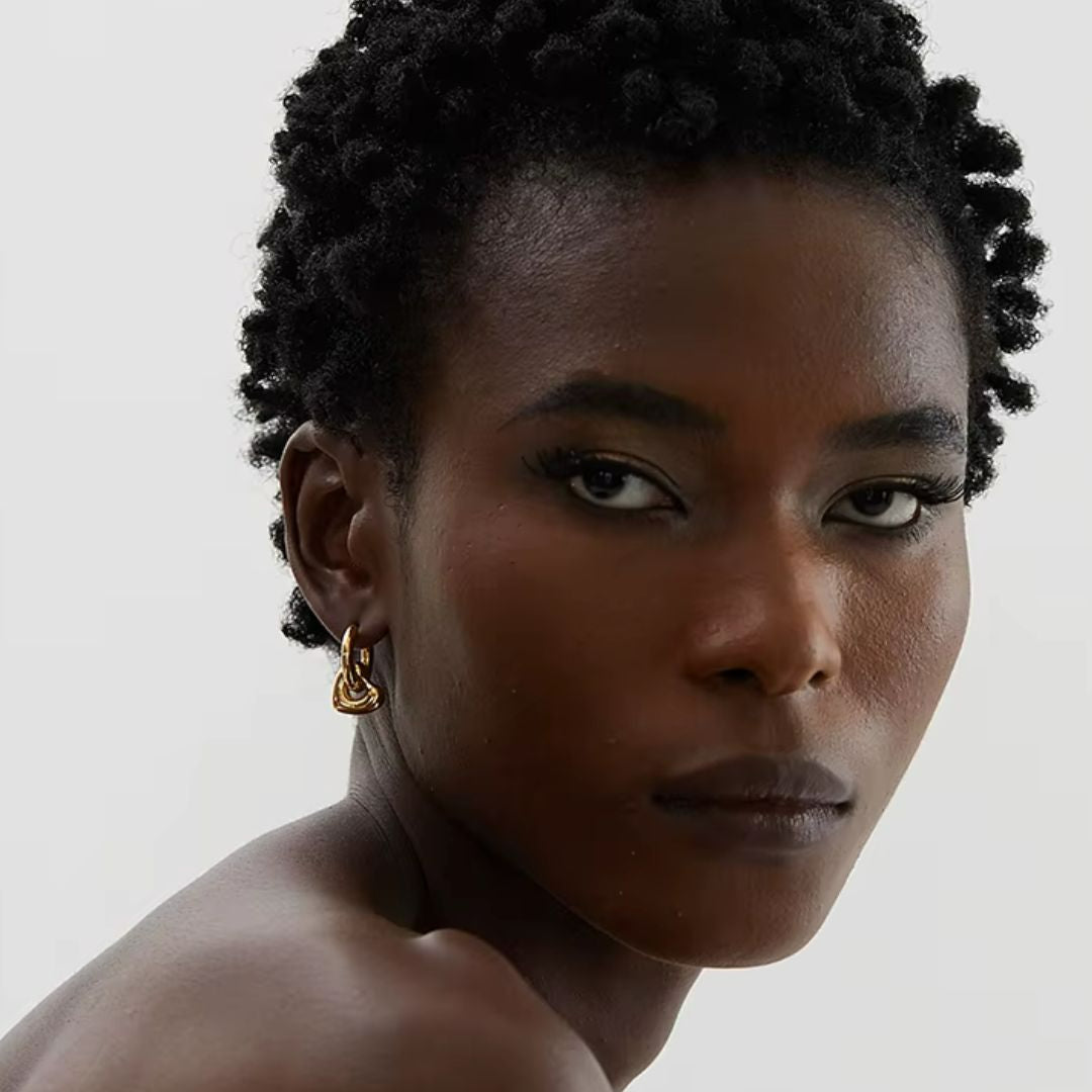 Glam Star Hoop Earrings