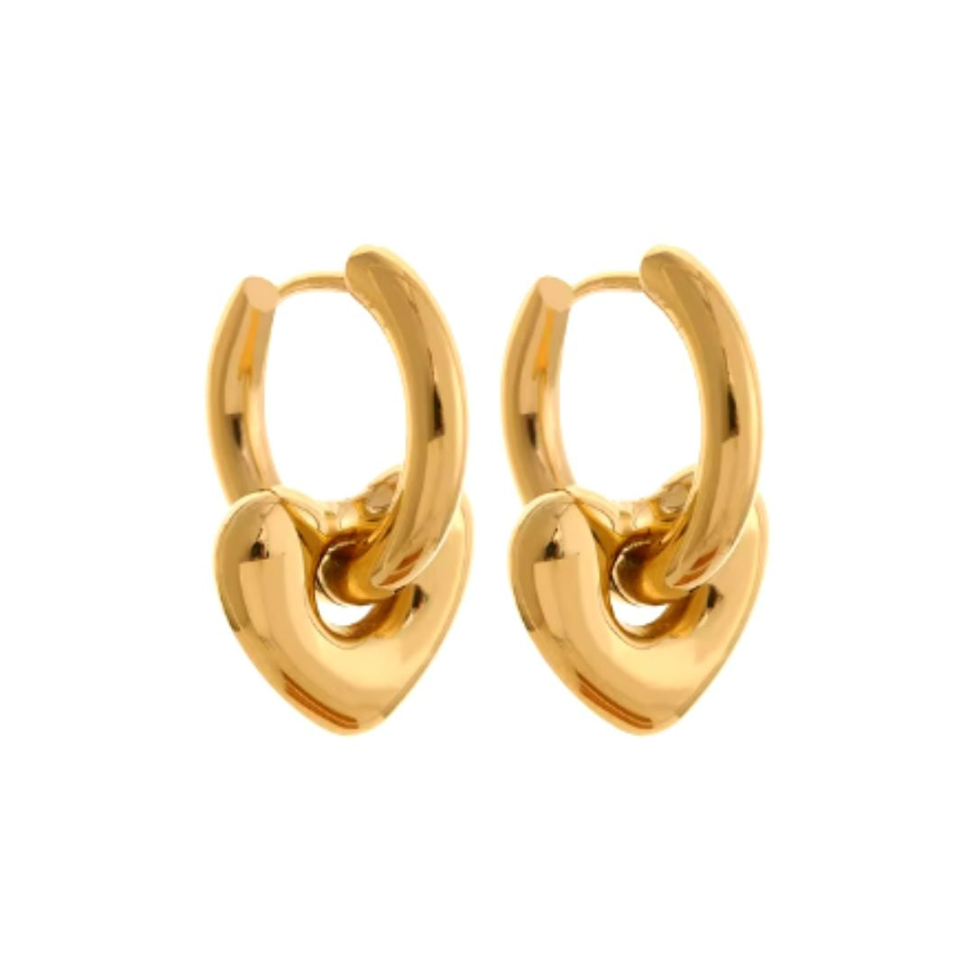 Glam Star Hoop Earrings