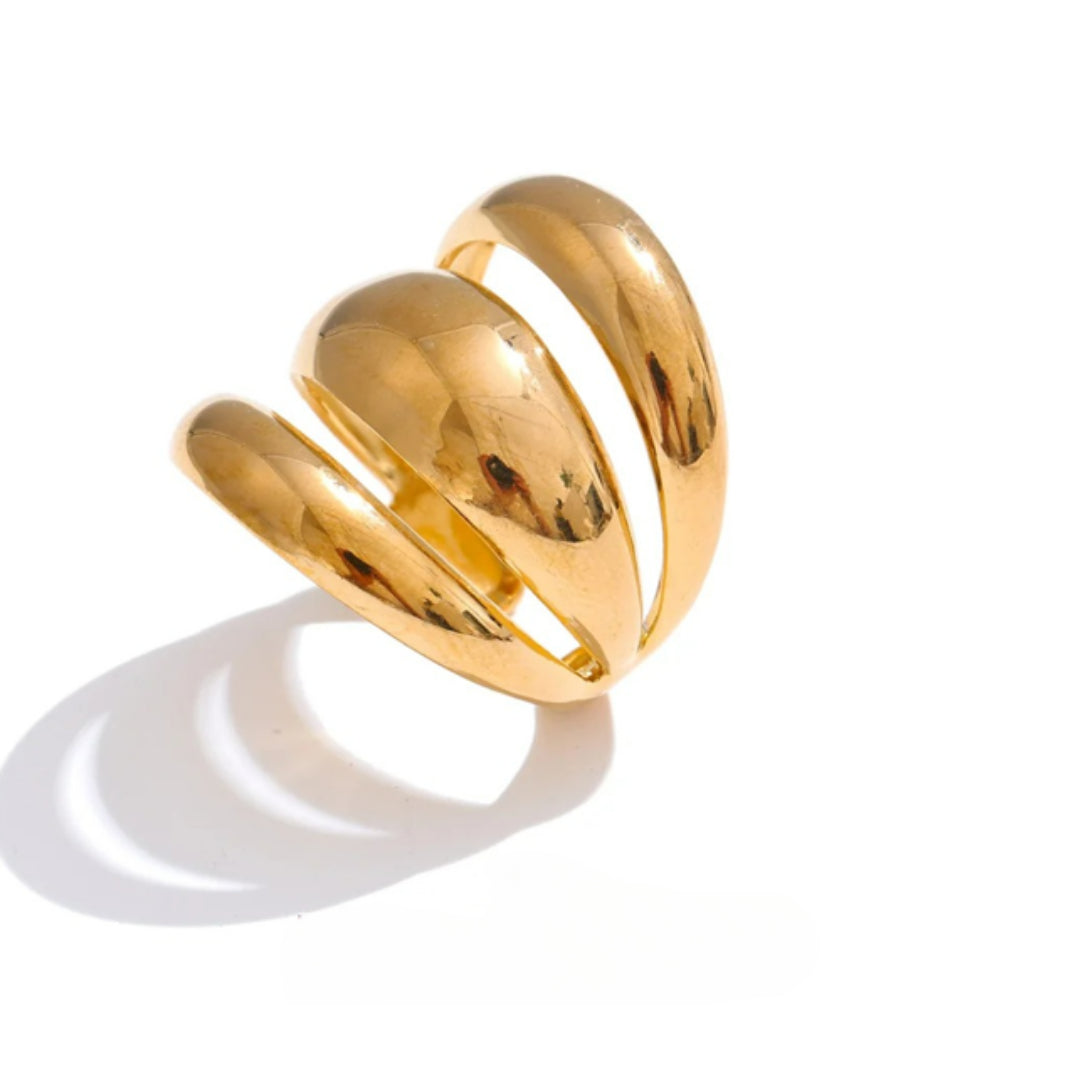 Joya geométrica en acero inoxidable dorado – lenorajewelry.com/anillo-geometrico-capas-doradas
anillo geométrico, joyería de acero inoxidable, anillo dorado para mujer, joyas modernas, regalo elegante, lenora joyas, diseño ajustable, envío rápido, oro PVD, accesorio único

