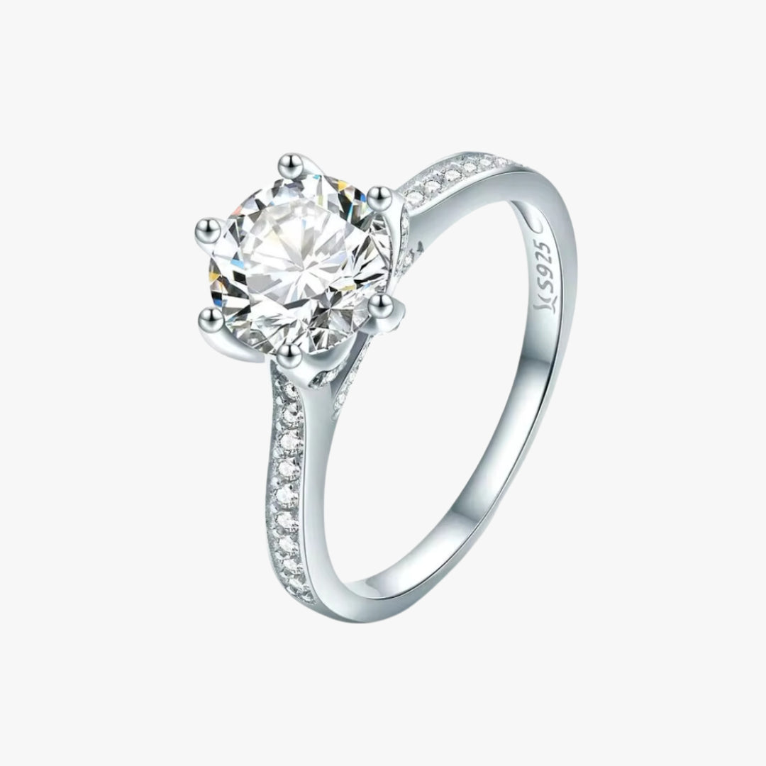 anillo de eternidad de plata 925, anillo de compromiso de zirconia cúbica, anillo de boda de lujo, anillo de plata con zirconia, joyería fina para mujeres, anillo para aniversario, anillo para regalo