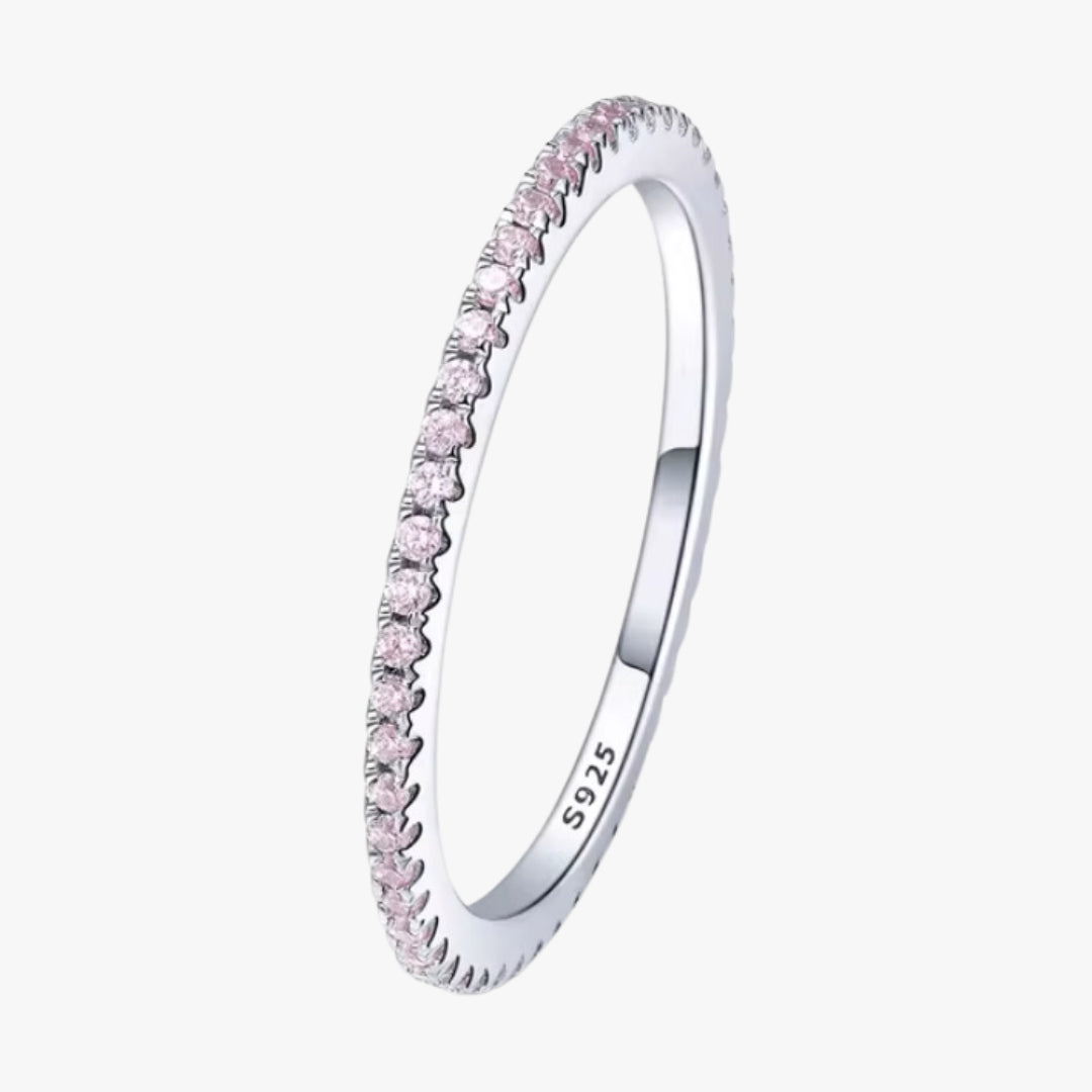 anillo de plata 925, anillo zirconia cúbica, aros eternity, anillo apilable, joyería minimalista, anillo elegante, anillo de moda, anillo de eternidad, anillo de plata esterlina, anillo para mujer