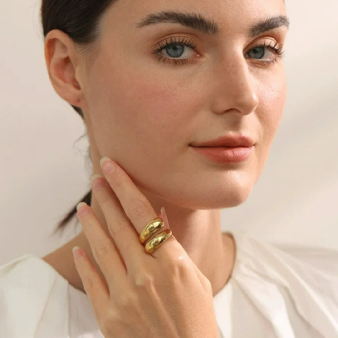 anillo infinito, acero inoxidable, oro 18k, joyería ajustable, Eterno Minimal, anillo simbólico, regalos para mujer, joyas minimalistas, accesorios impermeables
