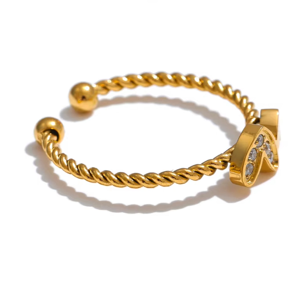 anillo ajustable, anillo de zircón, anillo abierto, joyería de acero inoxidable, anillo dorado, joyería para mujeres
https://lenorajewelry.com/anillo-ajustable-dorado-corazon-oro-18k-lenora