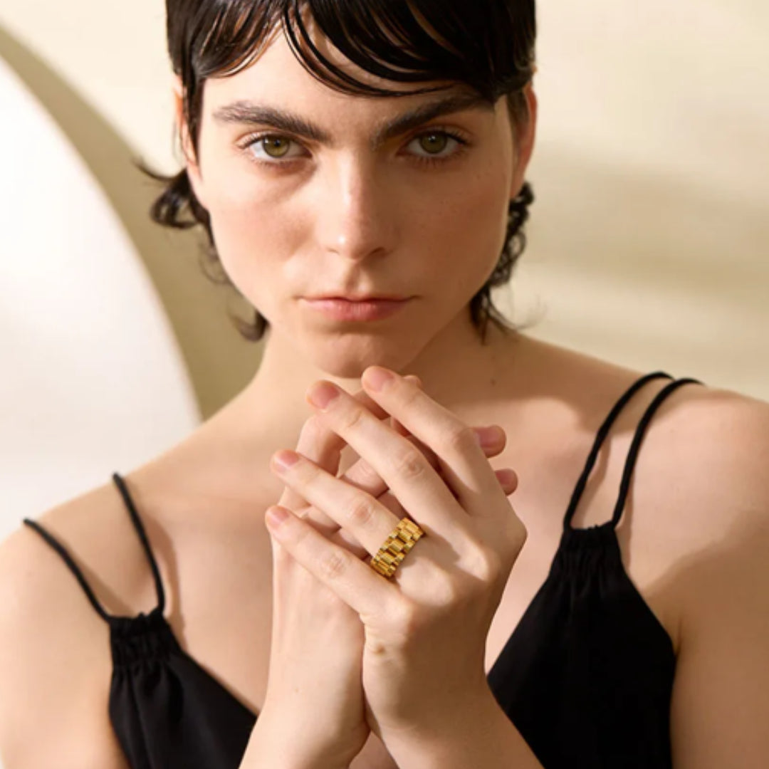 Golden Chain Ring
