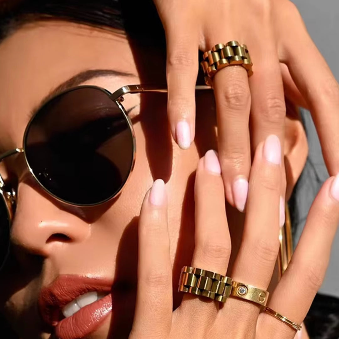 Golden Chain Ring