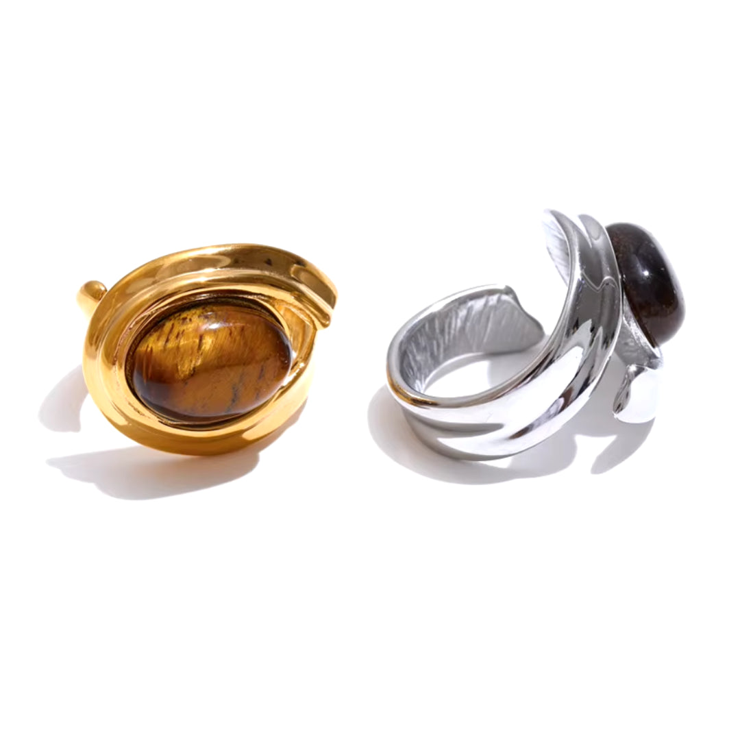 Anillo de piedra natural geométrico en oro y plata, Anillo moderno con ojo de tigre y diseño geométrico, Accesorios de moda resistentes al agua para mujer
https://lenorajewelry.com/anillo-geometrico-piedra-natural-oro-plata