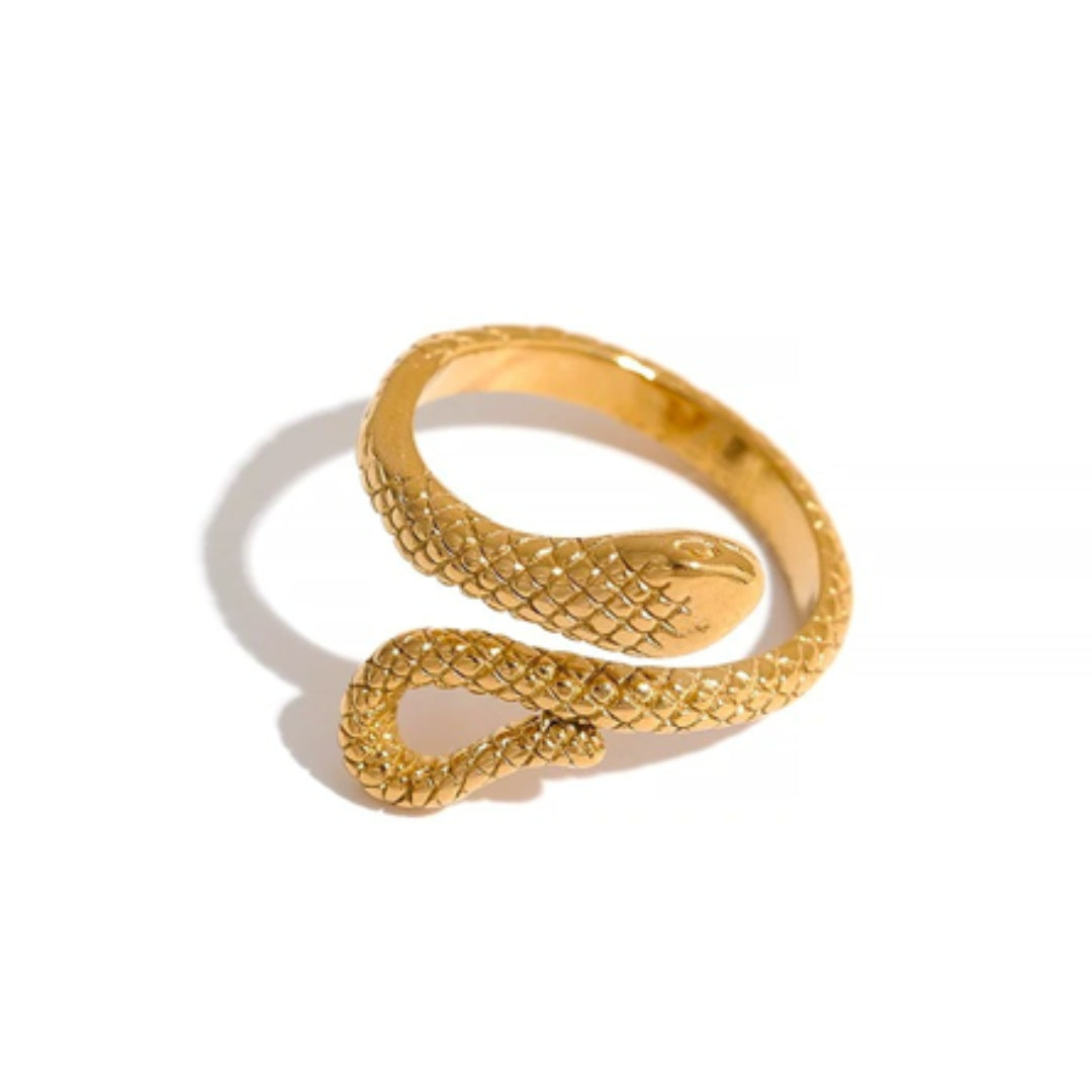 anillo de serpiente, anillo dorado, anillo ajustable, anillo resistente al agua, joyería de acero inoxidable, joyería animal, anillo elegante, anillo de moda, joyería femenina, accesorios para mujer
https://lenorajewelry.com/anillo-serpiente-dorada-ajustable-resistente-agua