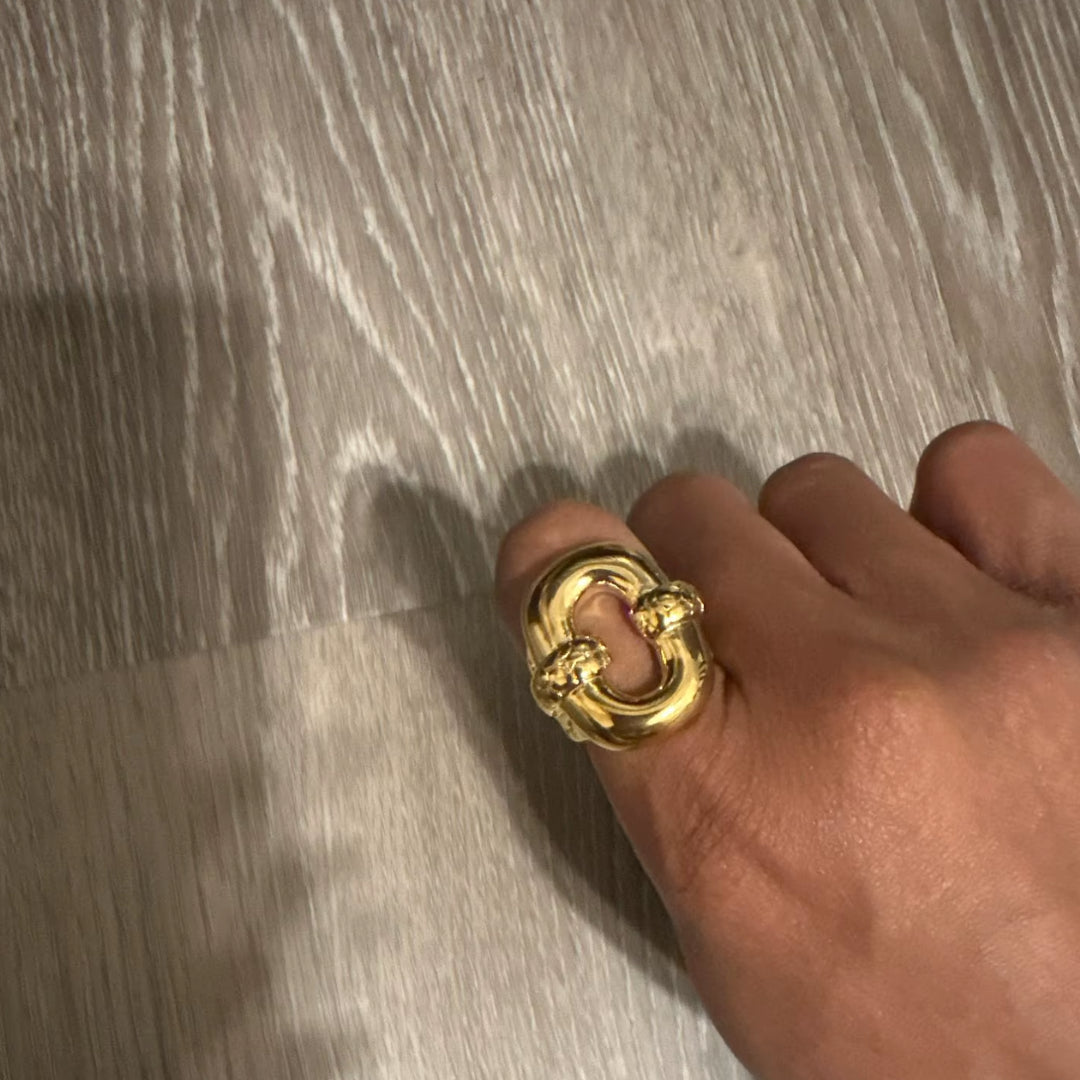 Bold Essence Geometric Ring