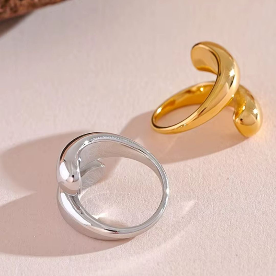 anillo infinito, acero inoxidable, oro 18k, joyería ajustable, Eterno Minimal, anillo simbólico, regalos para mujer, joyas minimalistas, accesorios impermeables