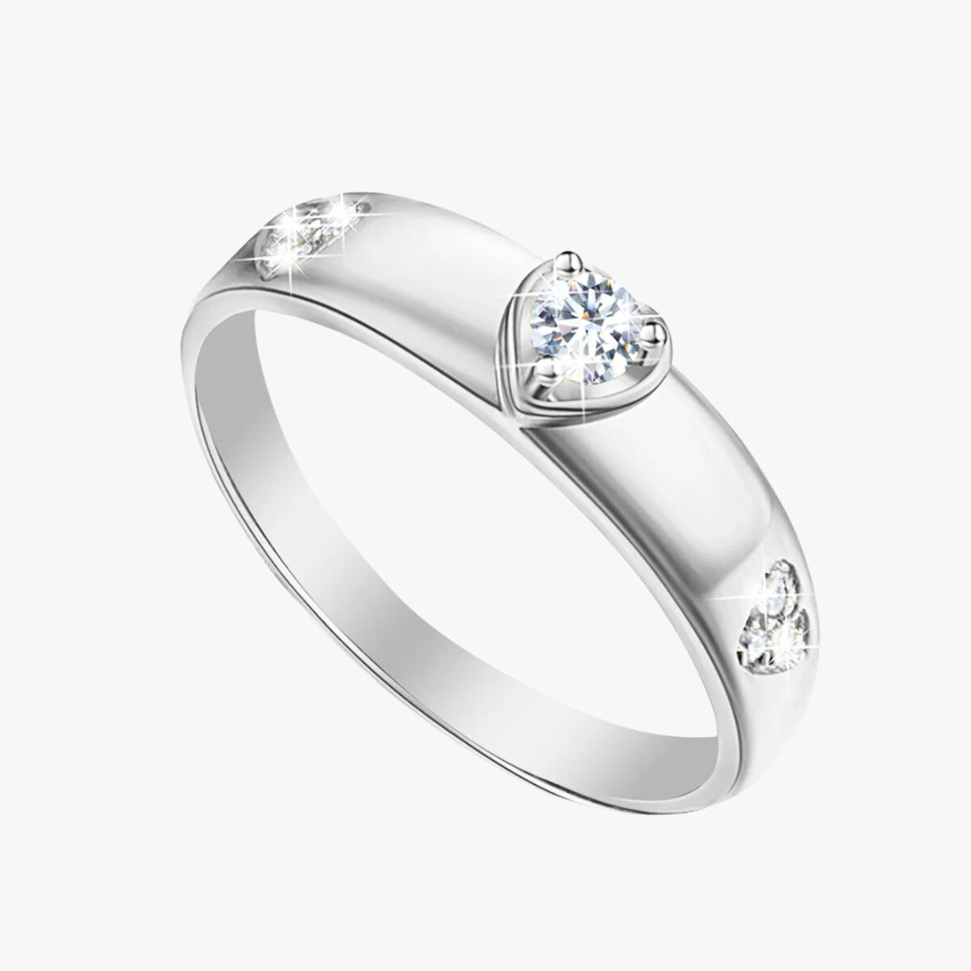 anillos de pareja, anillos de moissanite, joyas de boda, anillos de compromiso, plata esterlina 925, joyería de moda, anillos para amantes, conjunto de anillos, anillos de boda, anillos de moissanite con certificado