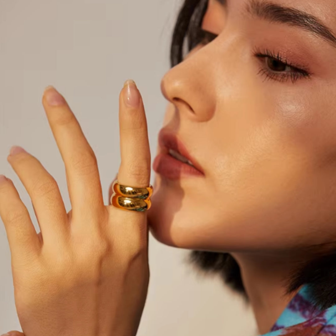 Textured Western Ring