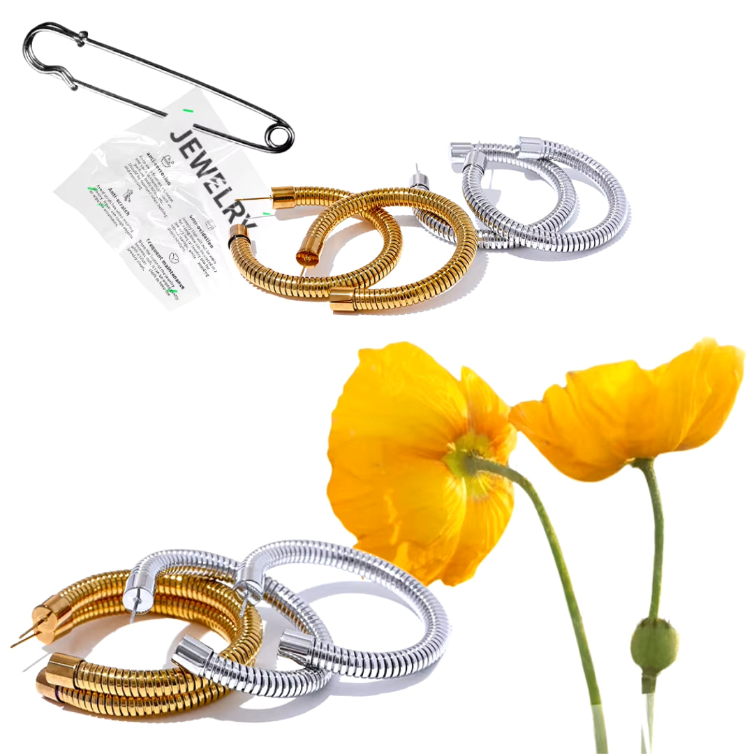 aros dorados, acero inoxidable, circonia cúbica, joyería minimalista, pendientes grandes, aros de moda, accesorios para mujeres, aros geométricos, joyas resistentes al agua