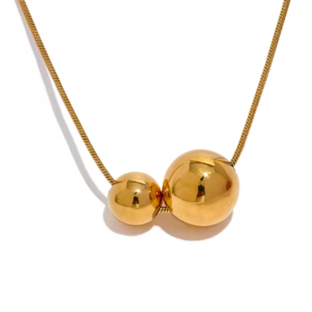 collar de acero inoxidable, collar con colgante para mujeres, joyería dorada, collar impermeable, collar moderno, joyería de moda, collar baño de oro, collar elegante para mujer, collares ligeros, accesorios de moda