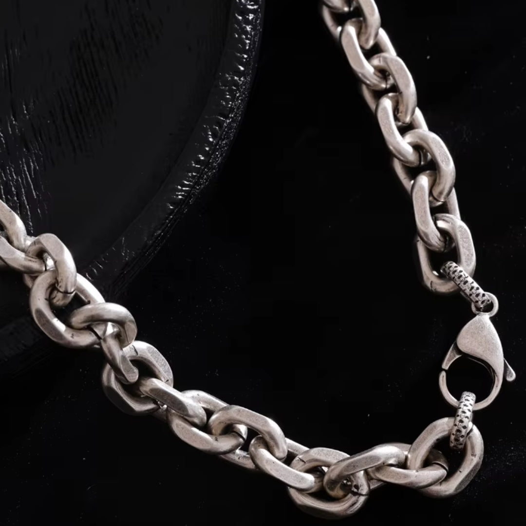 collar unisex, acero inoxidable, oro PVD, Urban Fortis, joyería urbana, accesorios resistentes, regalos para él/ella, moda atemporal, cadena gruesa
