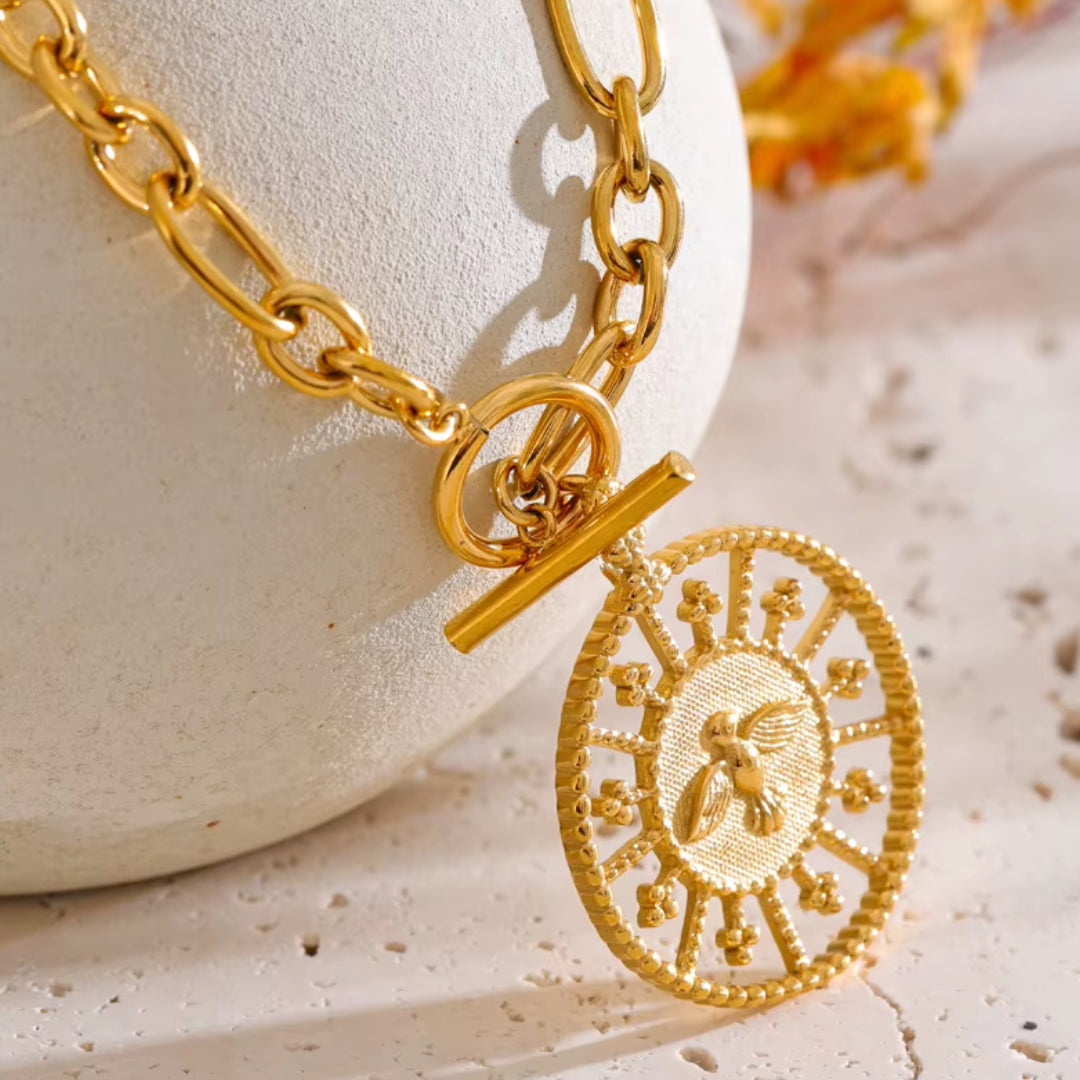 Collar Vintage Golden Halo