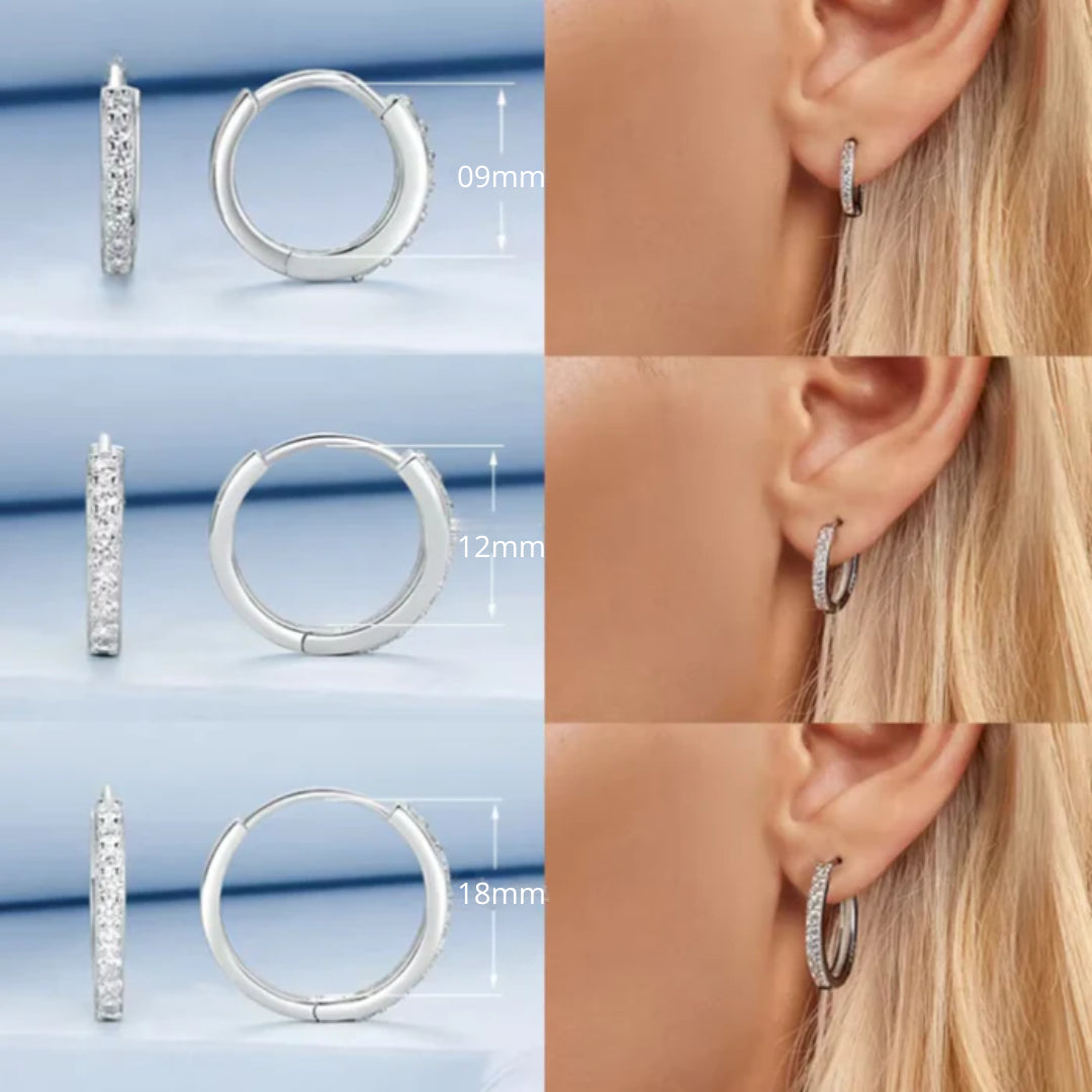 pendientes minimalistas de aro, pendientes de plata esterlina 925, aros elegantes de circonia cúbica, pendientes clásicos para mujer, aros bañados en oro blanco, pendientes hipoalergénicos de plata, joyería minimalista de plata, pendientes de circonia cúbica AAAAA, aros brillantes estilo diamante, pendientes cómodos para uso diario, pendientes sofisticados para mujer, pendientes modernos de plata, aros de diseño clásico, pendientes de alta calidad, joyería elegante para mujer.
