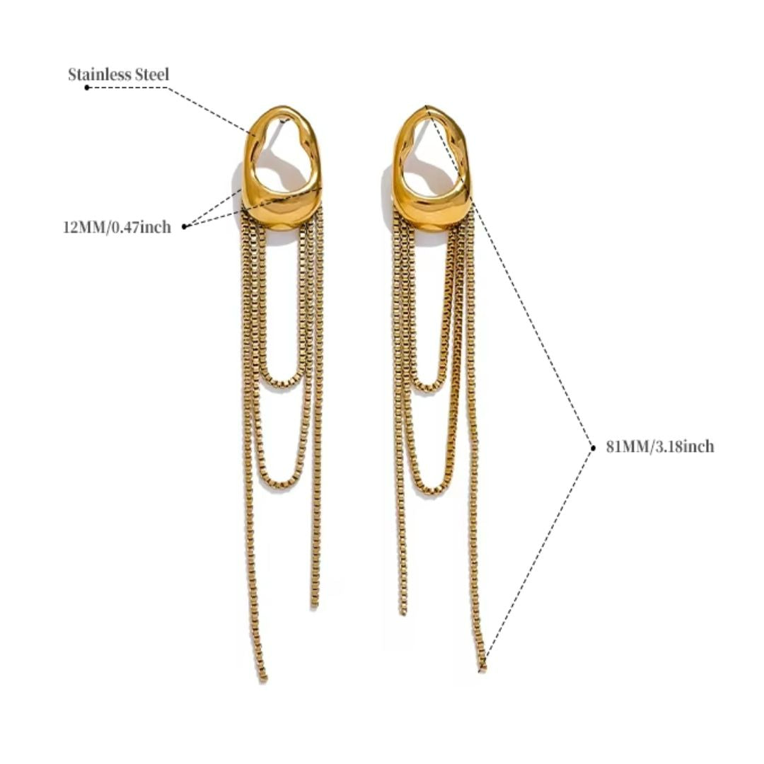 Pendientes Eterno Resplandor 316L con diseño geométrico y elegante borla dorada, perfectos para realzar cualquier look con sofisticación
https://lenorajewelry.com/pendientes-eterno-resplandor-316l