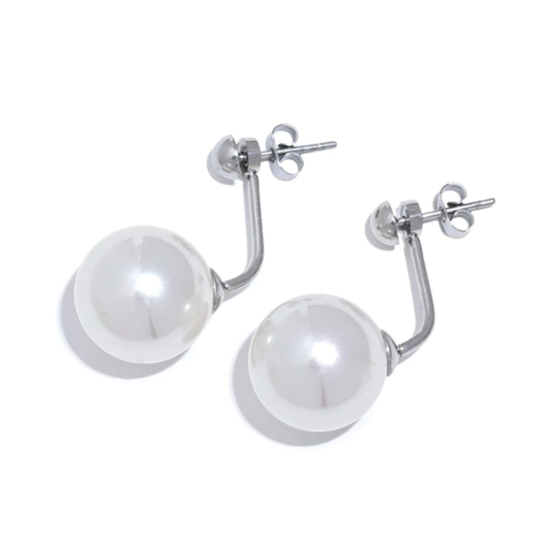 Aretes de acero inoxidable hipoalergénico – lenorajewelry.com/pendientes-kori-perla-oro
pendientes de perlas, joyería coreana, aretes de oro real, accesorios diarios, regalo elegante, LENORA
