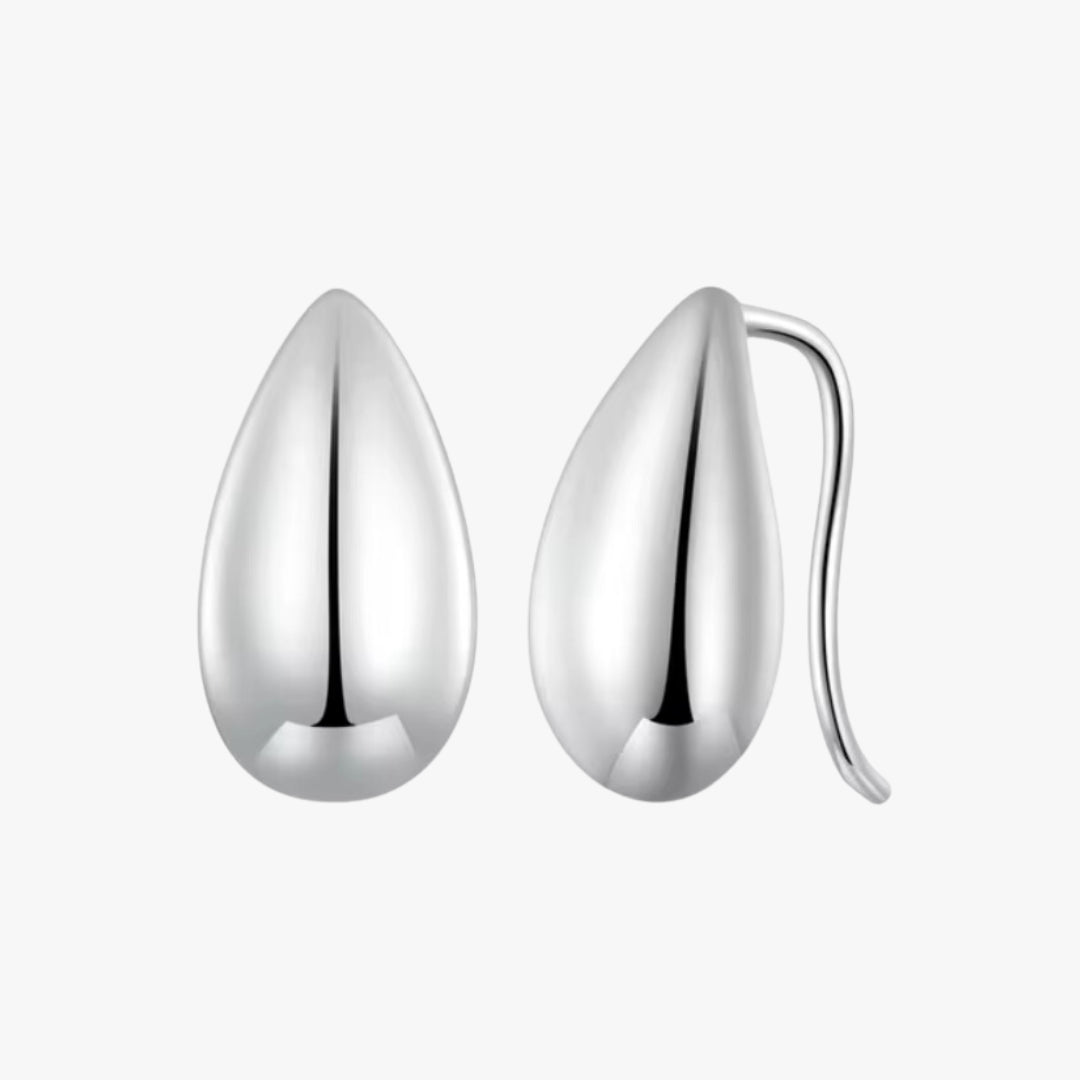 pendientes lágrima, aros de plata 925, pendientes metálicos brillantes, joyería fina, pendientes elegantes, joyas para mujeres, pendientes para regalar, aros hipoalergénicos, pendientes modernos, pendientes de moda