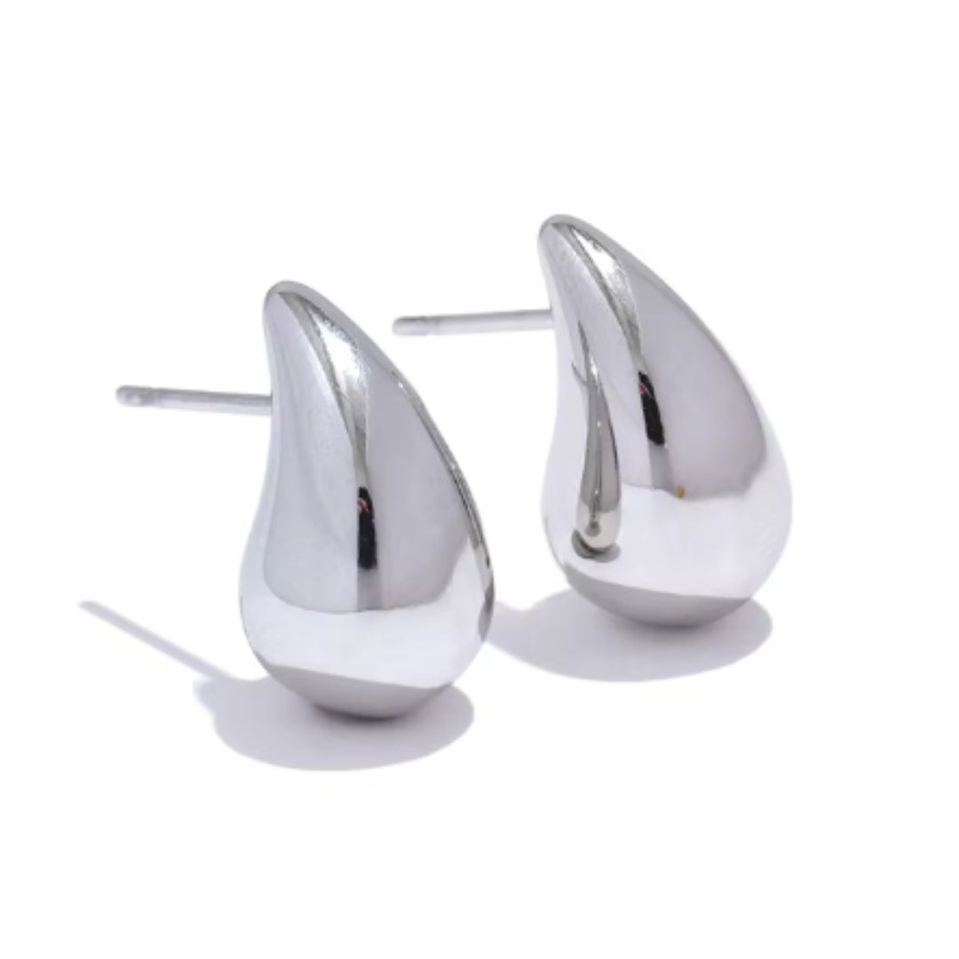 pendientes de gota, pendientes huecos, pendientes de acero inoxidable, pendientes oro 18k, joyería de moda, pendientes resistentes al agua, pendientes de diseño moderno, pendientes elegantes, pendientes ligeros, joyas personalizadas.