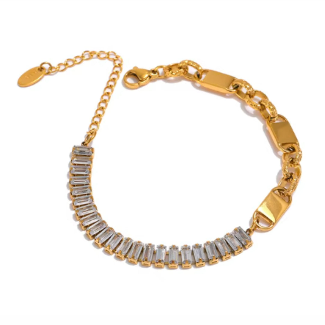Conjunto de Lujo con Zirconias Cúbicas y Acabado Brillante