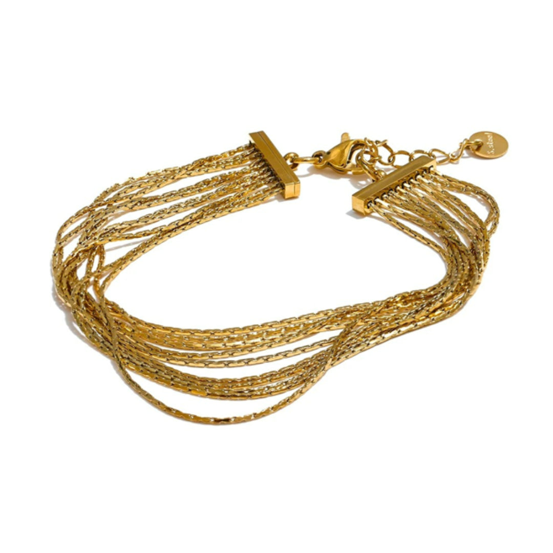 LuxeChain Multilayer Bracelet