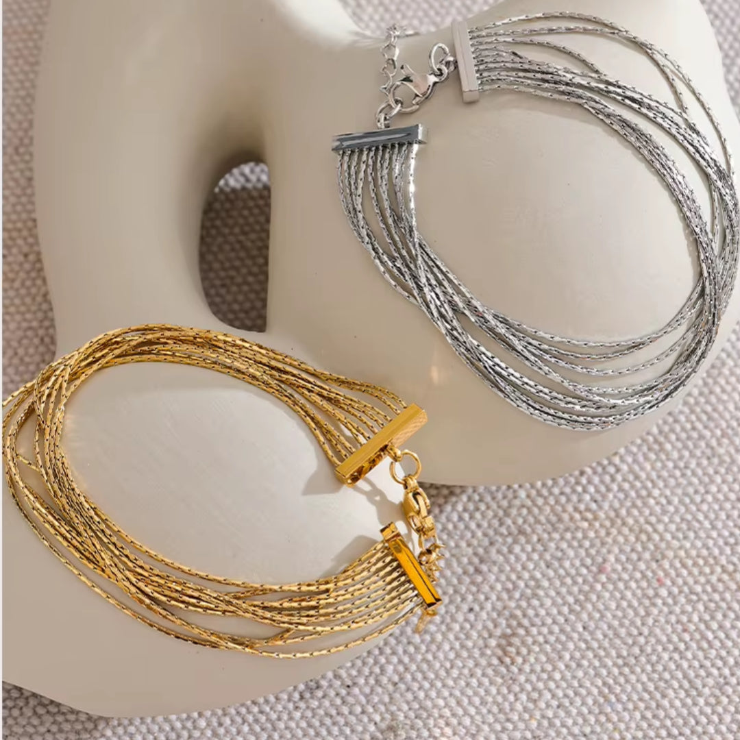 LuxeChain Multilayer Bracelet