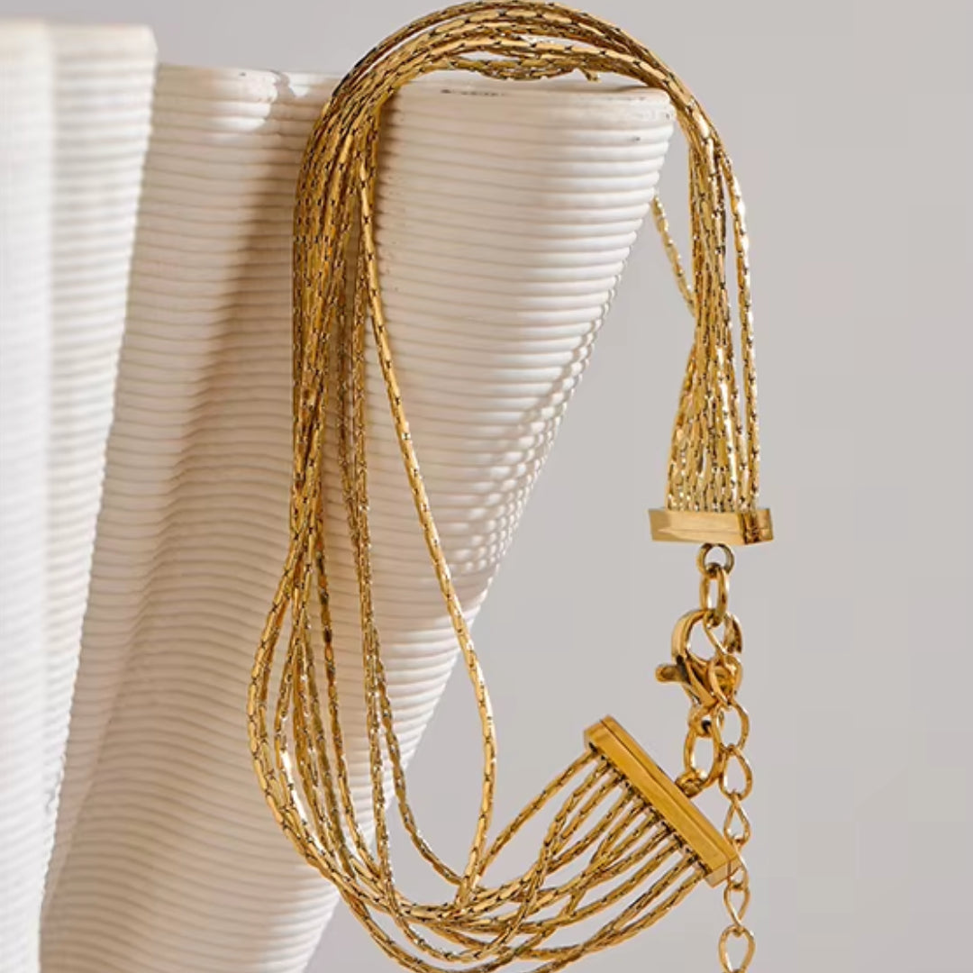 LuxeChain Multilayer Bracelet