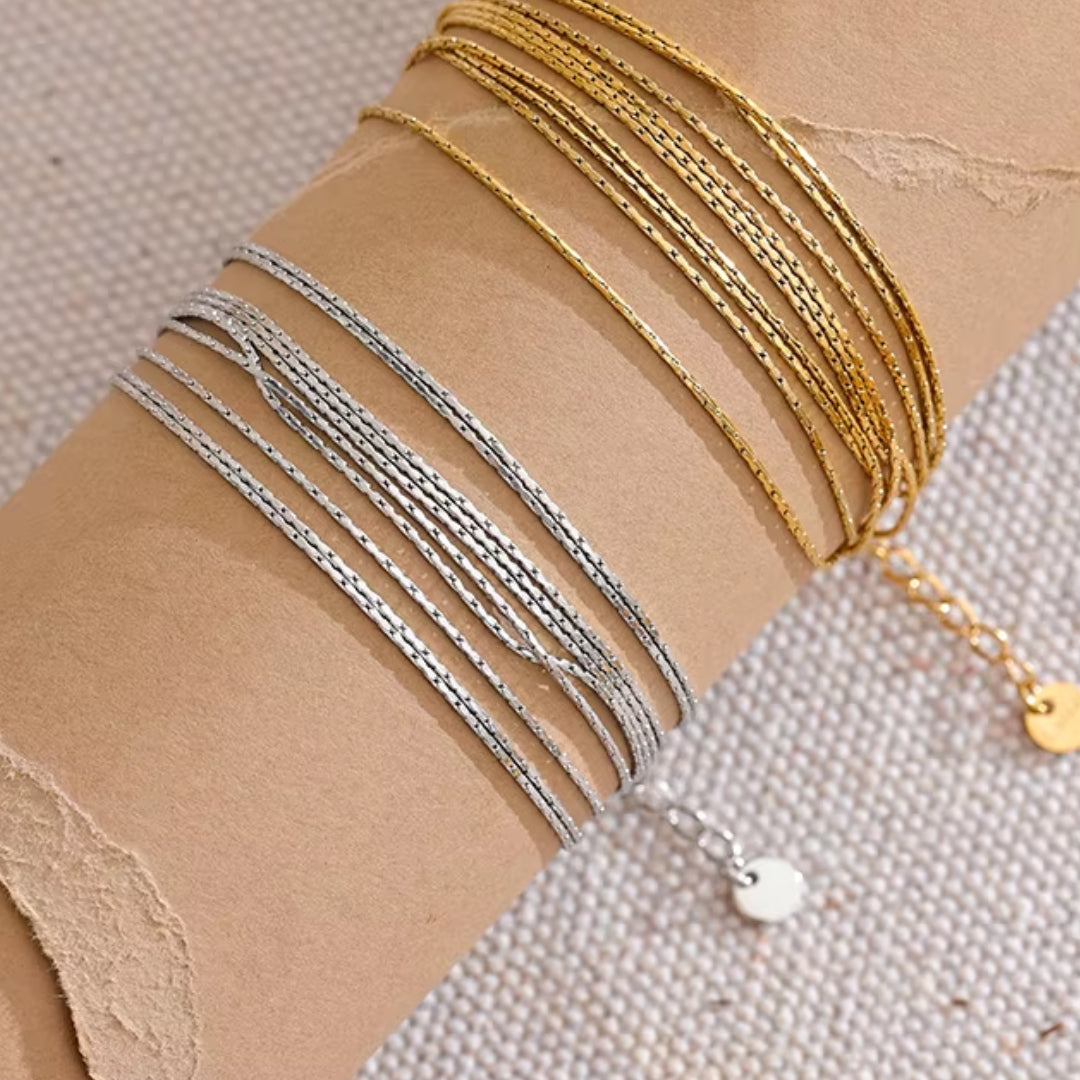 LuxeChain Multilayer Bracelet