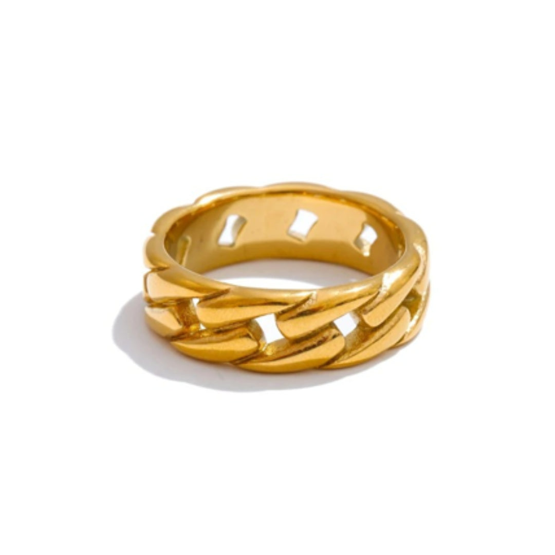 anillo unisex, joyería minimalista, aço inoxidável, diseño geométrico, accesorios urbanos, moda masculina, regalo moderno, textura industrial