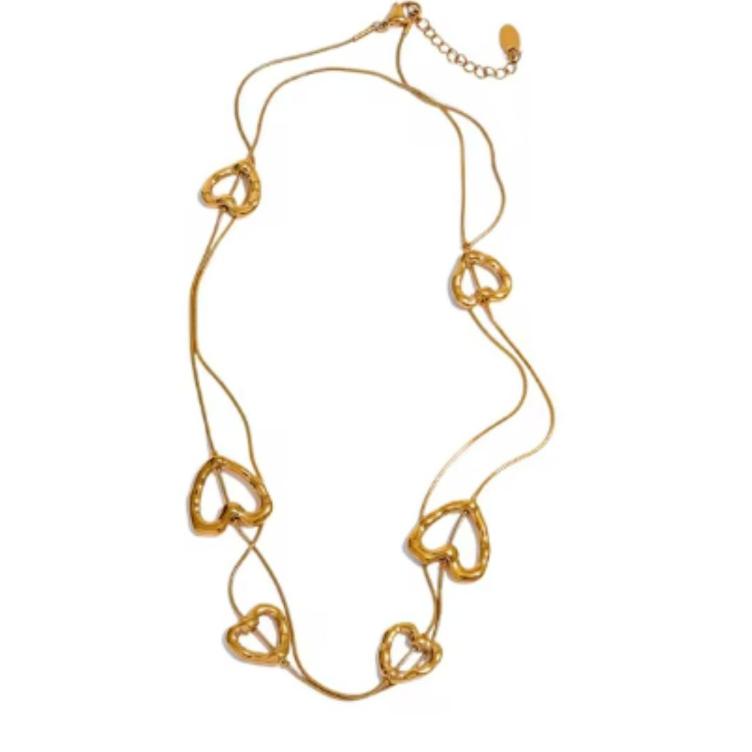 Gala Golden Heart Necklace