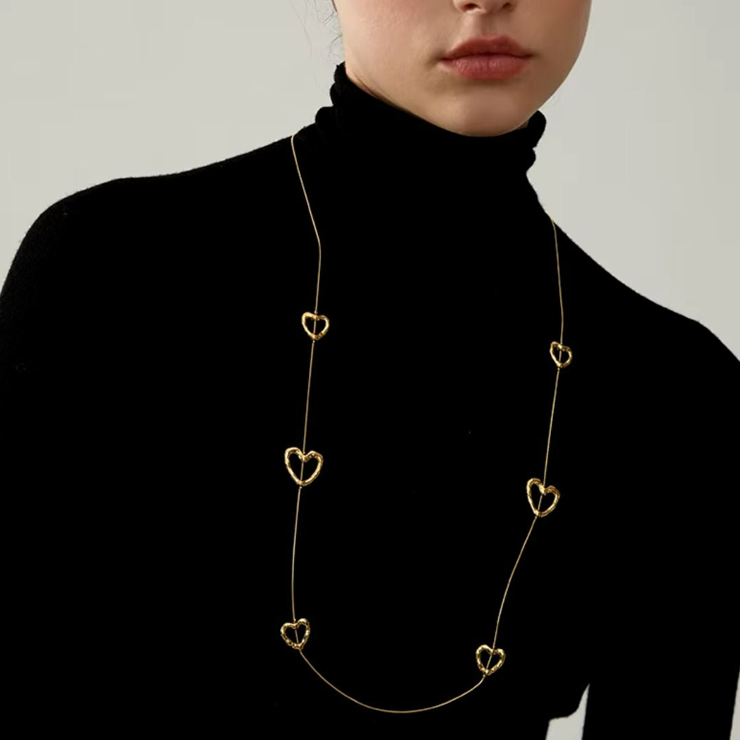 Gala Golden Heart Necklace