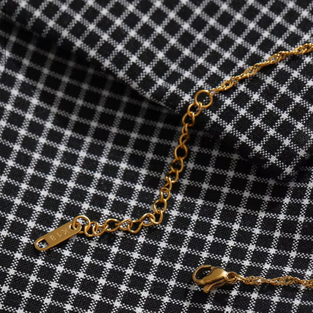 collar, joyas, oro 18K, acero inoxidable, regalo, mujeres, accesorios, moda