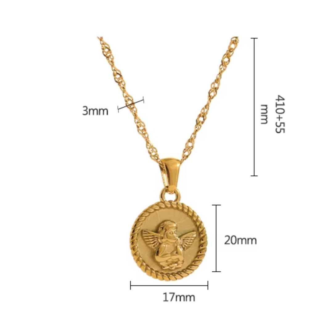 collar, joyas, oro 18K, acero inoxidable, regalo, mujeres, accesorios, moda