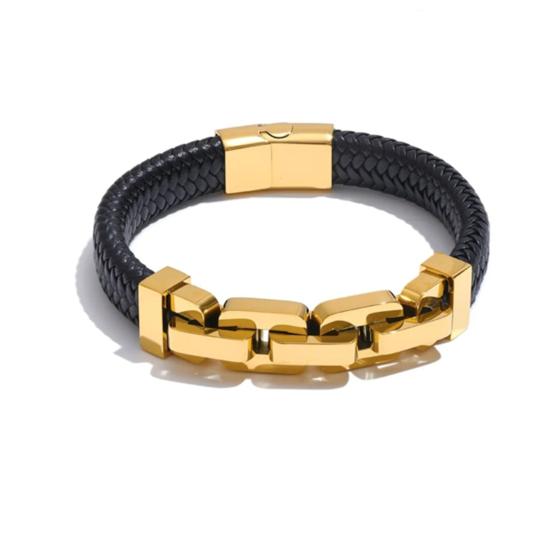 <img src="URL_DE_IMAGEN" alt="Pulseira OroLuxe masculina de acero inoxidable con baño de oro" title="Pulseira OroLuxe - Elegancia y Durabilidad" data-src="https://lenorajewelry.com/pulseira-oroluxe-acero-inoxidable">