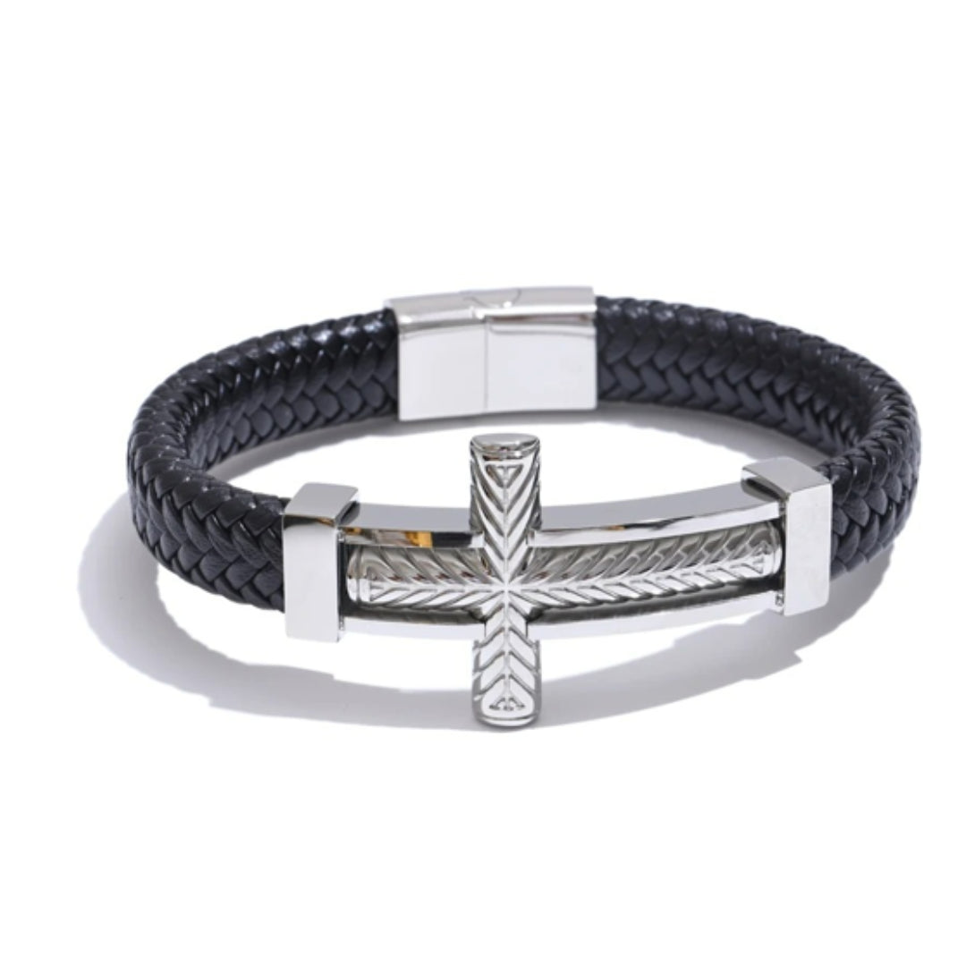 <img src="URL_DE_IMAGEN" alt="Pulsera CruzLux masculina de acero inoxidable con diseño de cruz" title="Pulsera CruzLux - Estilo y Durabilidad" data-src="https://lenorajewelry.com/pulsera-cruzlux-acero-inoxidable">